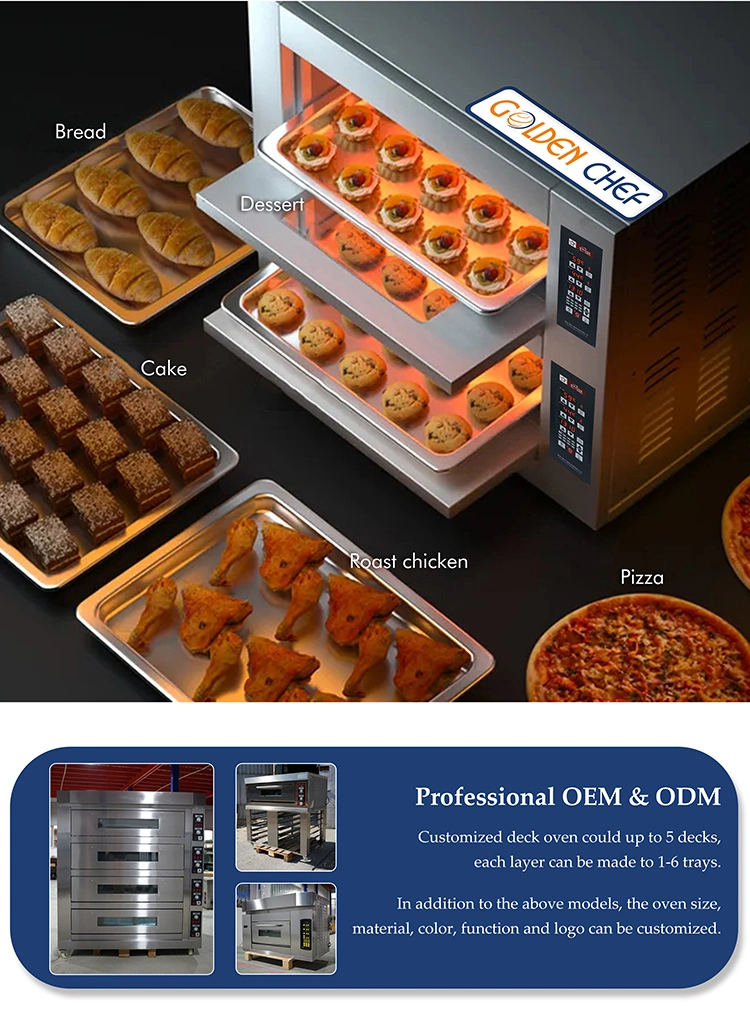 Commercial Automatic Bread Baking Machine, Kitchen Appliance electric Pizza Bakery Oven